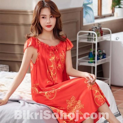 PRINT SOFT WOMAN NIGHTIES FOR WOMAN NIGHTY FASHION STYLE